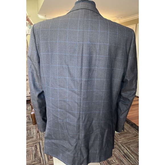 Tiglio Luxe Mens Blazer Sport Coat Two Button Casual Jacket Size 42R US Wool‎ - Picture 2 of 7